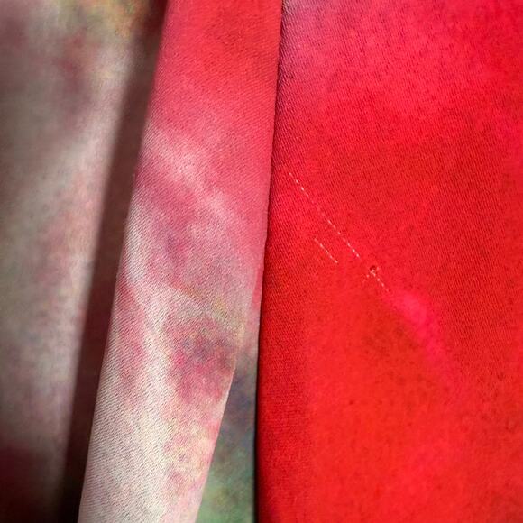 Adam Lippes Watercolor Blurred Floral Print Satin Slip Midi Dress Size 4 - Picture 16 of 16